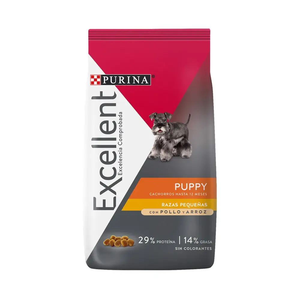 Purina Excellent Alimento Seco para Perro Cachorro Raza Pequeña 3.5 kg