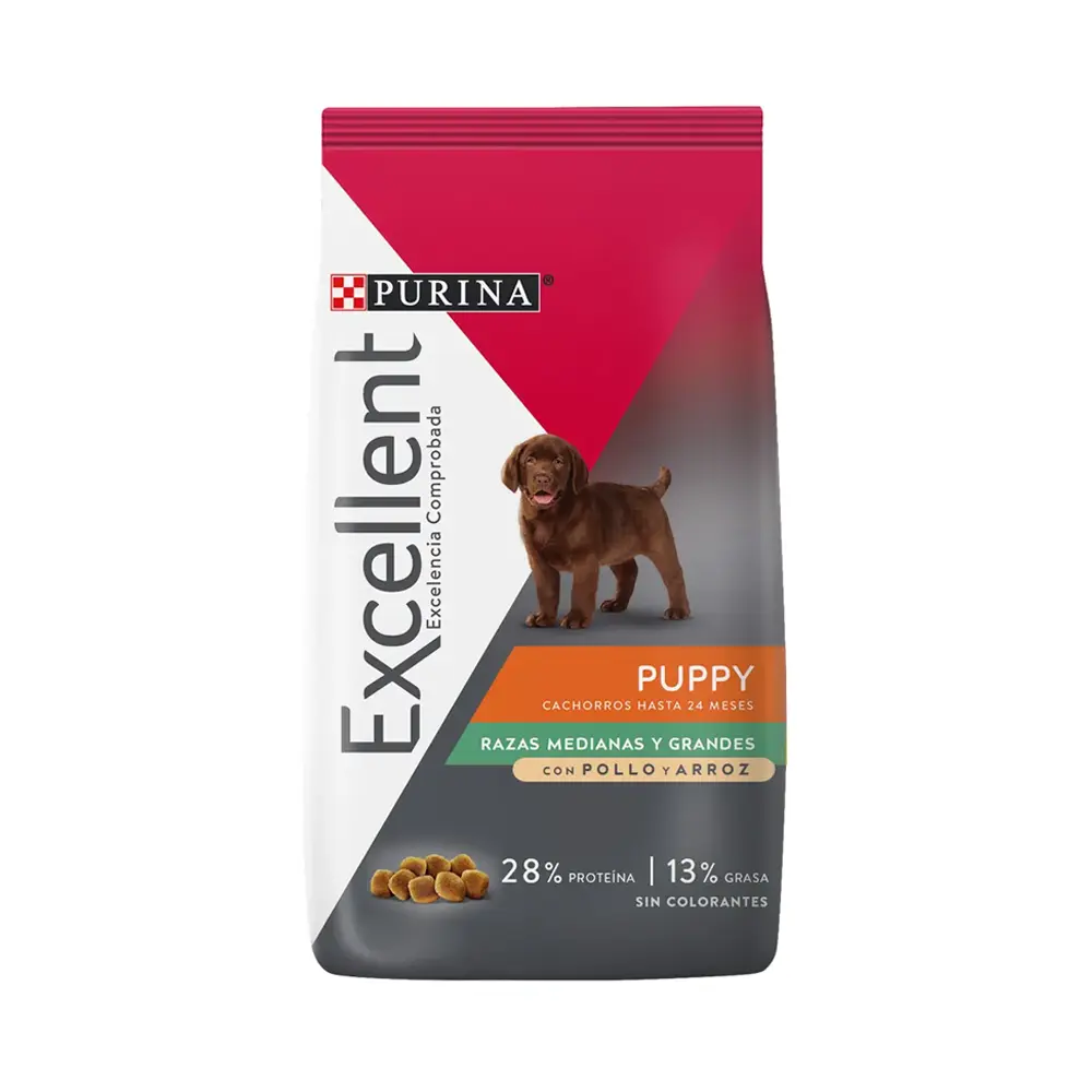 Purina Excellent Alimento Seco para Perro Cachorro Raza Mediana/Grande 1.5 kg