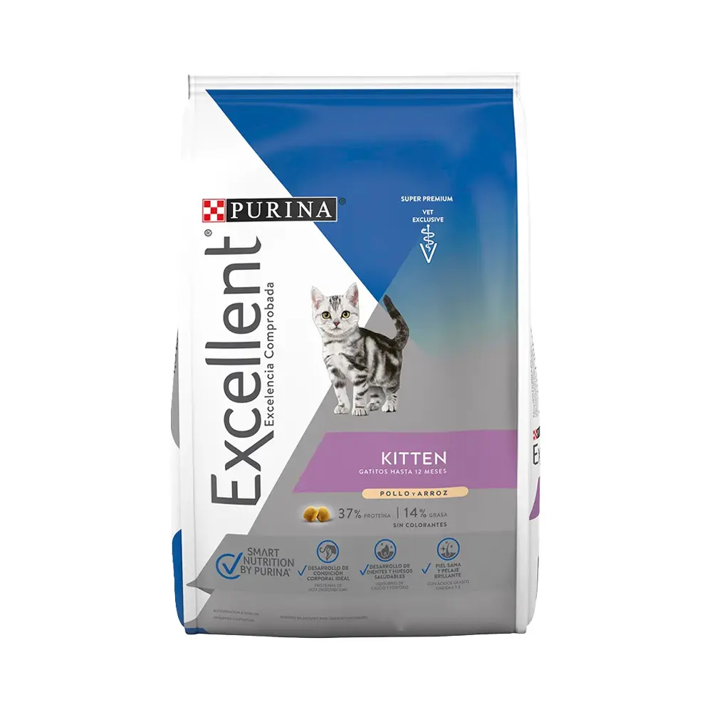 [PE-FE-KT-1.5KG] Purina Excellent Alimento Seco para Gatito 1.5 kg