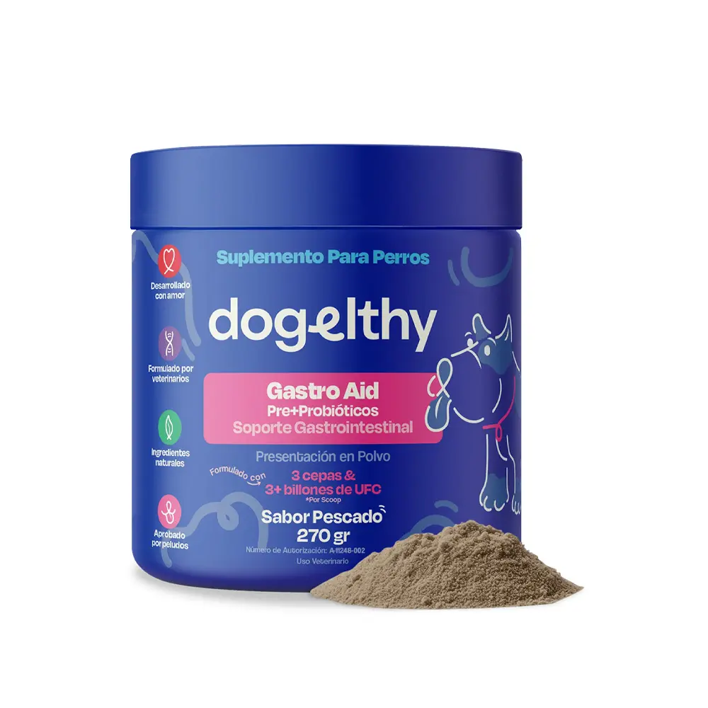 [DE-PB-270G] Dogelthy Probioticos para Perro y Gato 270 g