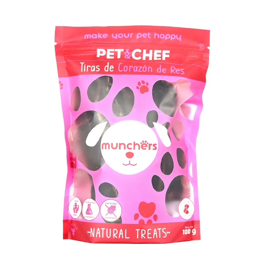 [PNC-PREM-CRZ-100G] Pet N Chef Premios para Perro y Gato Receta Corazon de Res 100 g