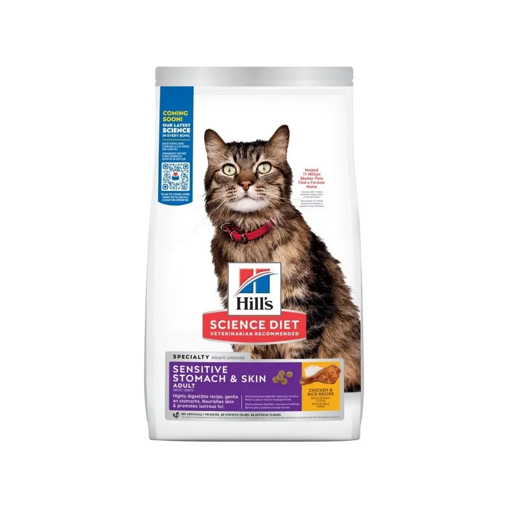 Hill's Alimento Seco Sensitive Stomach & Skin para Gato Adulto 7 kg