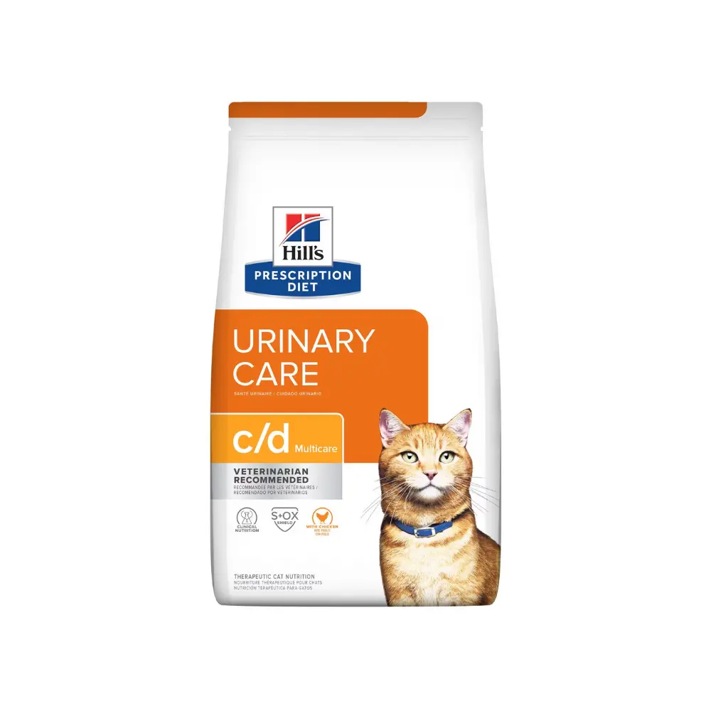 Hill's Prescripcion Alimento Seco c/d Urinary Care para Gato Adulto 1.8 kg