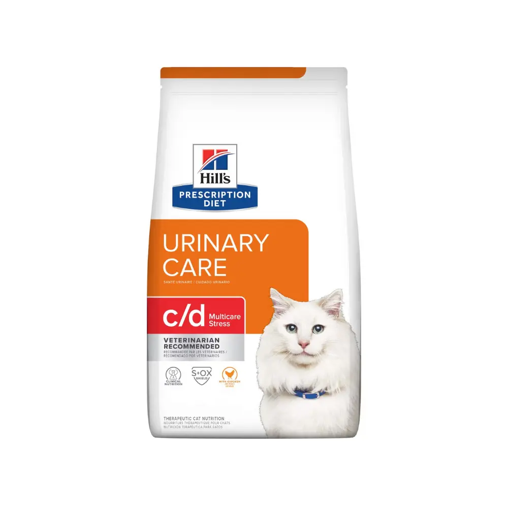 Hill's Prescripcion Alimento Seco c/d Urinary Care Multicare Stress para Gato Adulto 1.8 kg