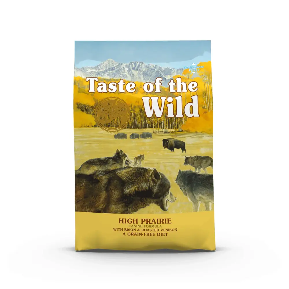 Taste of the Wild Alimento Seco High Praire para Perro Adulto Receta Bisonte y Venado Asado 12.7 kg