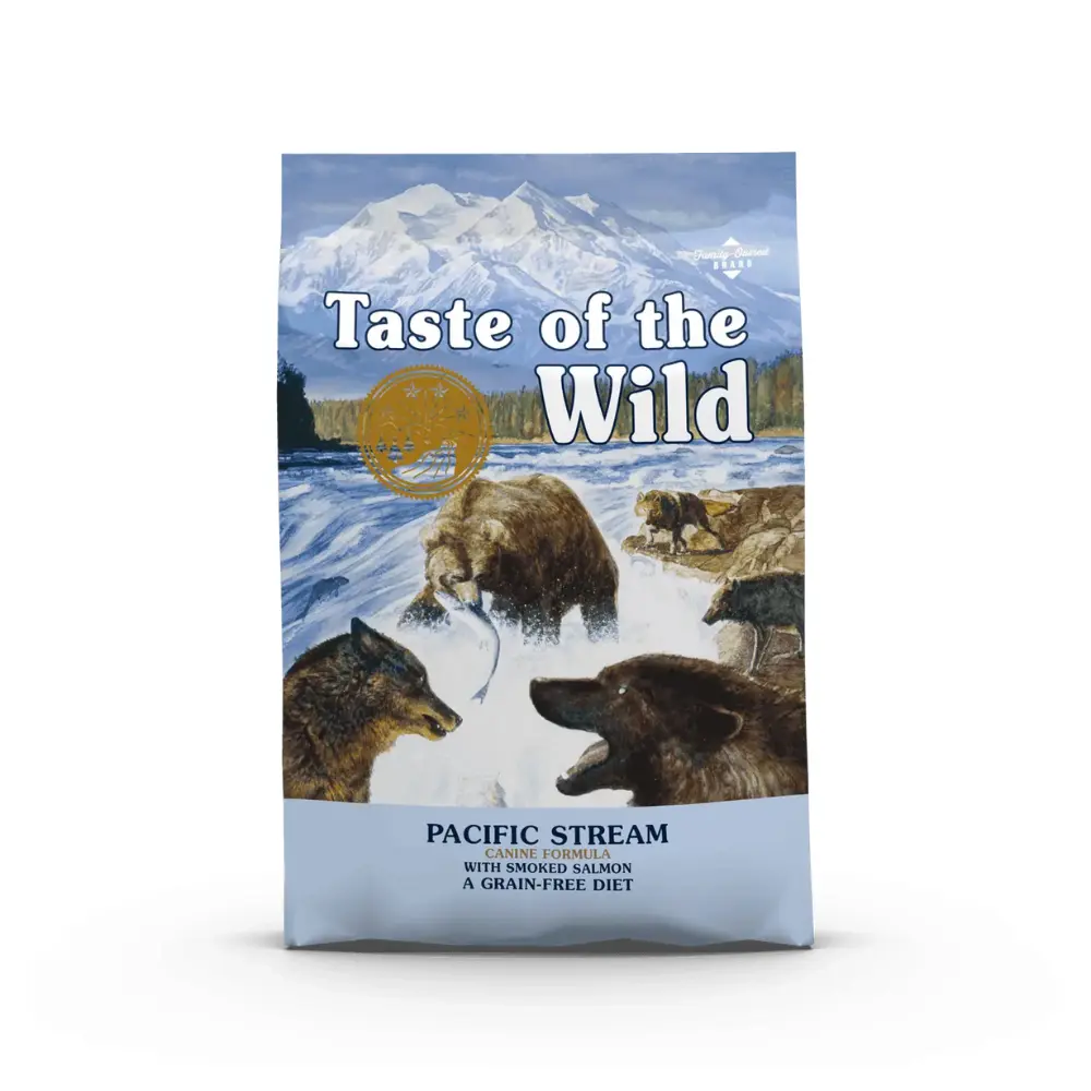 Taste of the Wild Alimento Seco Pacific Stream para Perro Adulto Receta Salmon Ahumado 2.28 kg