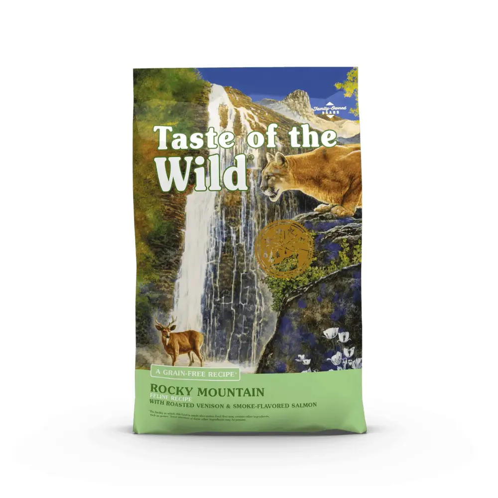 Taste of the Wild Alimento Seco Rocky Mountain para Gato Adulto Receta Venado Asado y Salmon Ahumado 2.28 kg