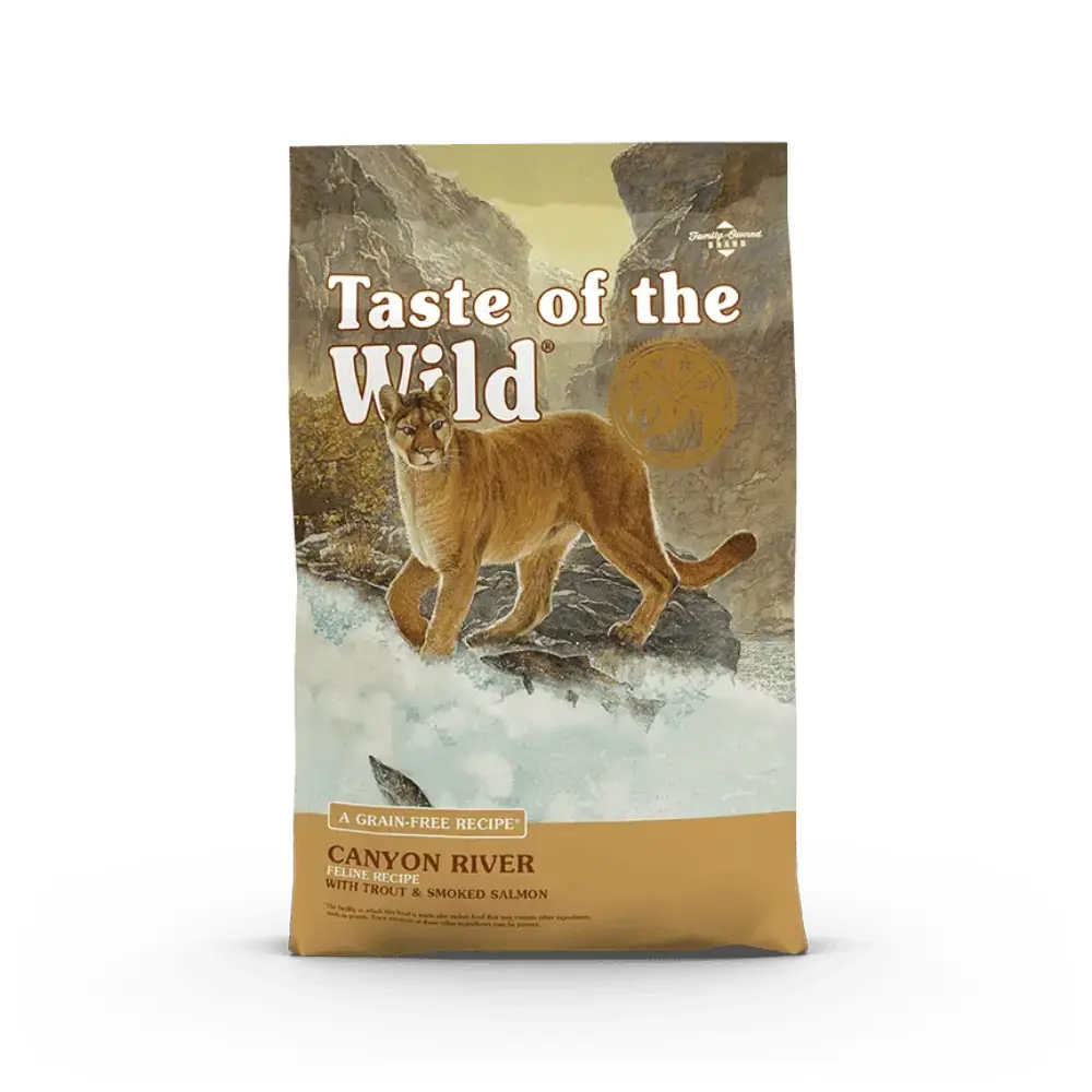 [TW-FE-AD-CR-6.3KG] Taste of the Wild Alimento Seco Canyon River para Gato Adulto Receta Trucha y Salmon Ahumado 6.3 kg