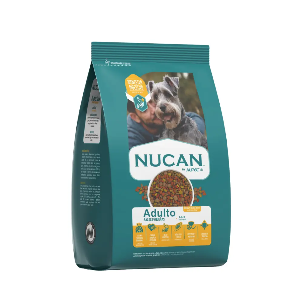 [NC-AD-RP-15KG] Nucan by Nupec Alimento Seco para Perro Adulto Raza Pequeña 15 kg