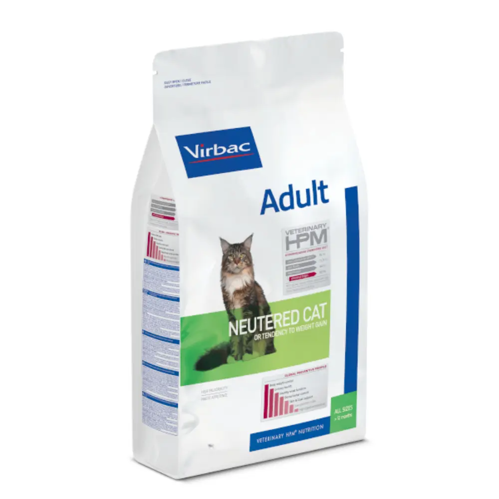Virbac Alimento Seco Neutered para Gato Adulto Esterilizado Receta Salmon 7 kg
