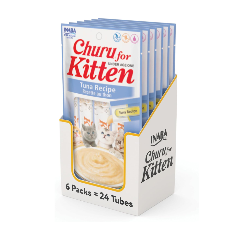 [IB-CHURU-KT-AT-CAJA-336G] Inaba Churu Premios para Gatito Receta Atun Caja 336 g