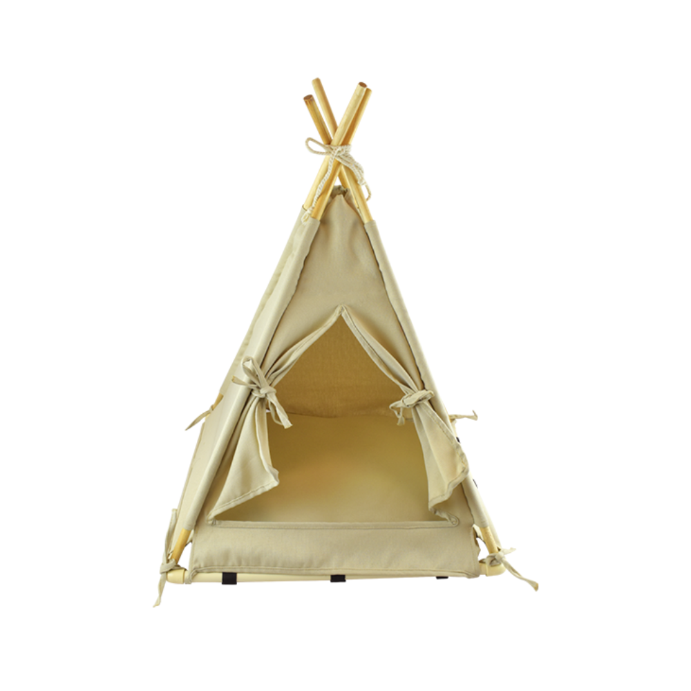 Fancy Pets Casa Tipee para Perro y Gato Color Arena