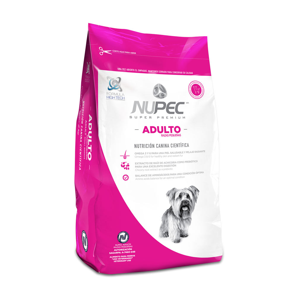 Nupec Alimento Seco para Perro Adulto Raza Pequeña 8 kg