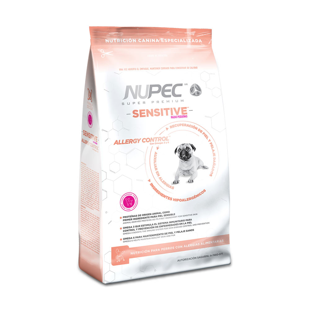 Nupec Alimento Seco Sensitive para Perro Adulto Raza Pequeña 8 kg