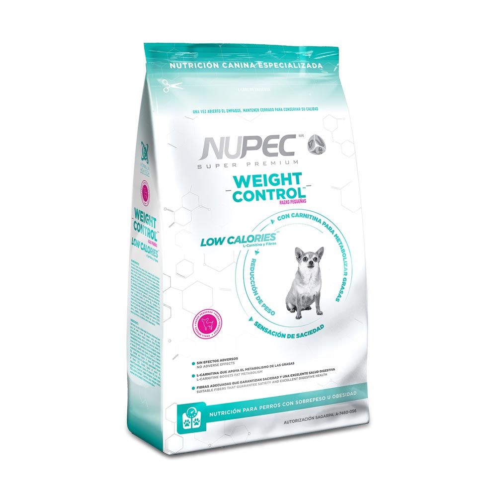 Nupec Alimento Seco Weight Control para Perro Adulto Raza Pequeña 8 kg