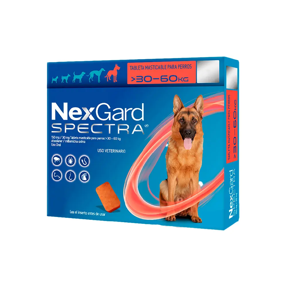 Nexgard Tableta Desparasitante para Perro de 30.1 a 60 kg