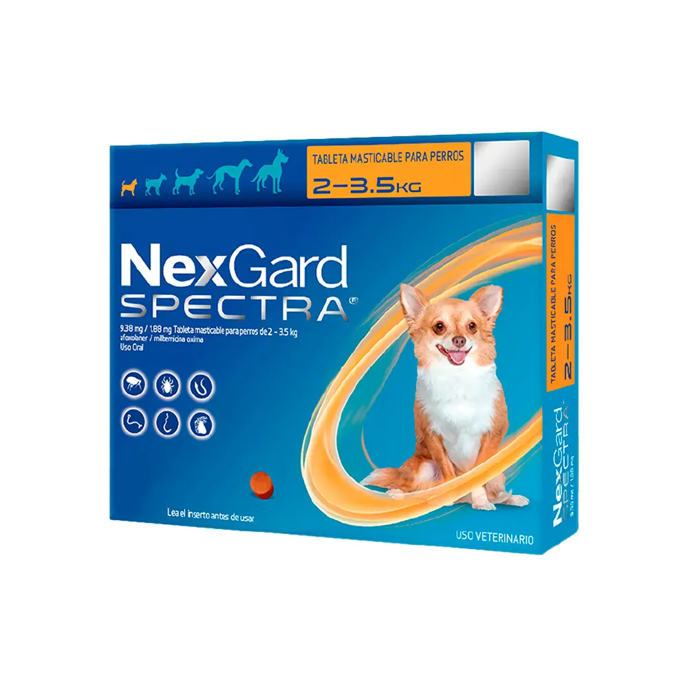 Nexgard 3 Tabletas Desparasitantes para Perro de 2 a 3.5 kg