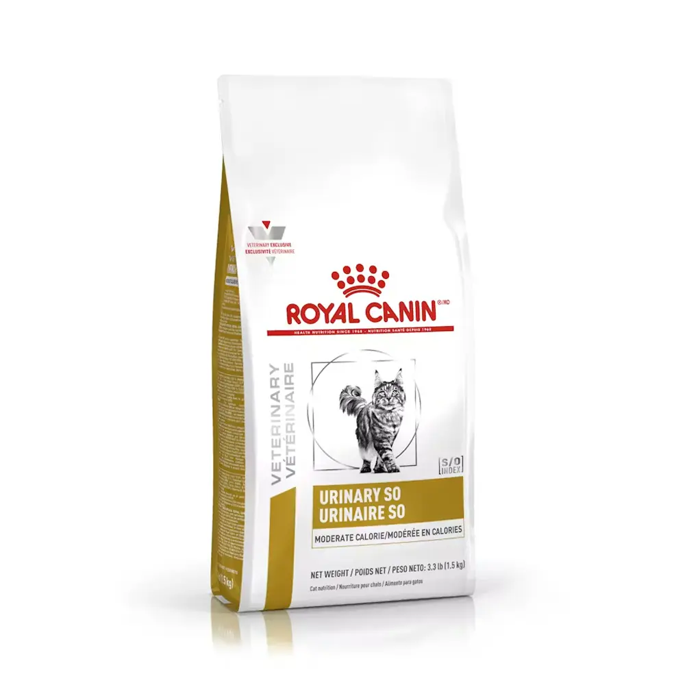 [RCVET-FE-UR-MC-3KG] Royal Canin Prescripcion Alimento Seco Urinary Moderate Calorie para Gato Adulto 3 kg