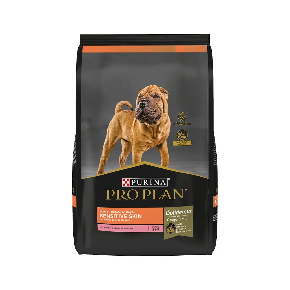 [PP-SENS-CA-SMON-13KG] Pro Plan Alimento Seco Sensitive Skin para Perro Cachorro Todas las Razas Receta Salmon 13 kg