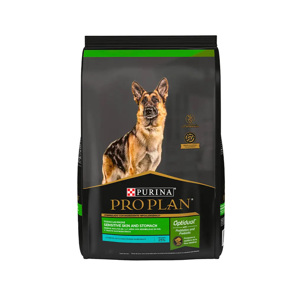Pro Plan Alimento Seco Sensitive Skin/Stomach para Perro Adulto Todas las Razas 3 kg