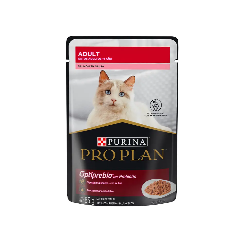 Pro Plan Alimento Humedo para Gato Adulto Receta Salmon 85 g