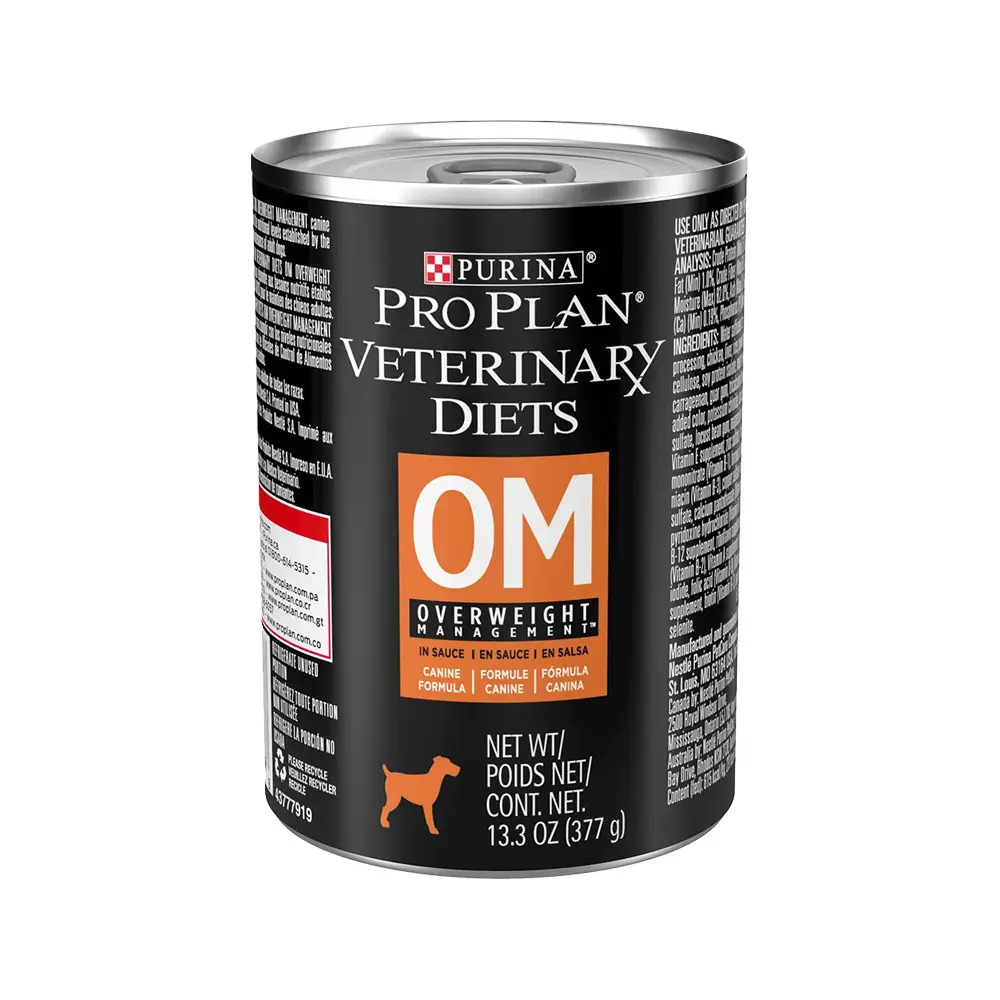 Pro Plan Prescripcion Alimento Humedo OM Overweight Management para Perro Adulto 377 g
