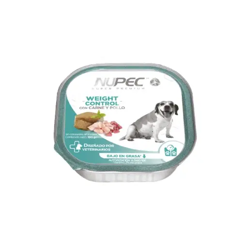 [NP-HM-WC-LATA-100G] Nupec Alimento Humedo Weight Control para Perro Adulto Lata 100 g
