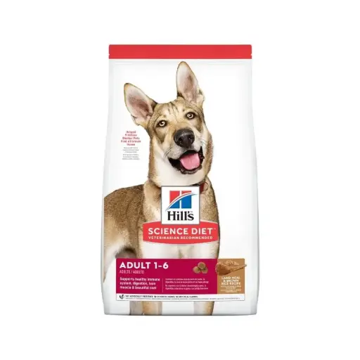 [HI-AD-RM-CDRO-15KG] Hill's Alimento Seco para Perro Adulto Raza Mediana Receta Cordero y Arroz 15 kg