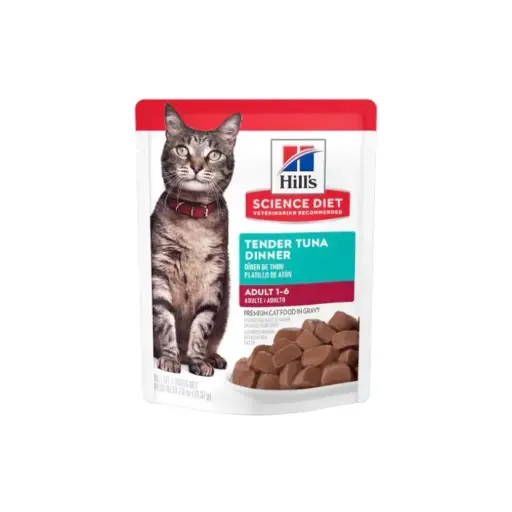 [HI-FE-HM-AD-ATUN-SOBRE-79G] Hill's Alimento Humedo para Gato Adulto Receta Atun Sobre 79 g